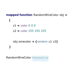 MaxScript Featured Example